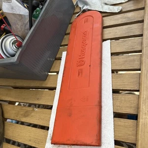 Husqvarna 142 Chainsaw 16” Bar Chain / Guard Cover - OEM - Picture 1 of 7