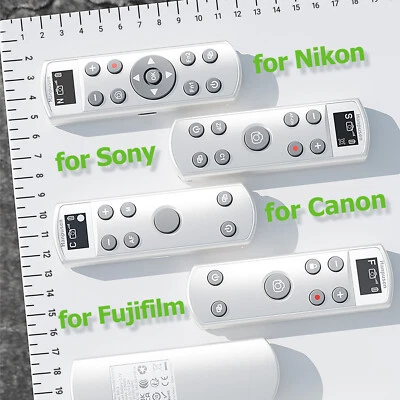 Rechargeable Wireless Remote Shutter Release with OLED Display for Sony Fujifilm - Image 1 of 4