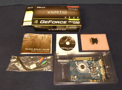 PNY Nvidia GeForce 9500 GT DDR2 512MB PCIe Graphics Card VCG95512GXEB-FLB - Image 1 of 4