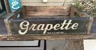 Rare Early 1940’s Grapette Wood Soda Pop Crate