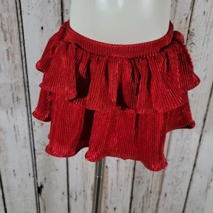 MINNIE MOUSE Toddler Girls Disney Junior Red Ruffled SKIRT 18 Month Christmas - Picture 1 of 4