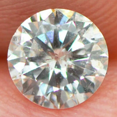 Natural Loose Diamond E/SI2 Round Certified Enhanced Real Polished 0.55 Carat - Image 1 of 4