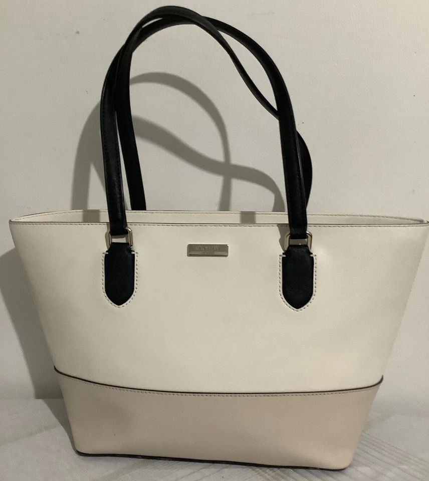 Kate Spade Evangelie saffiano handbag some stain inside bag as photographed - Image 1 of 4