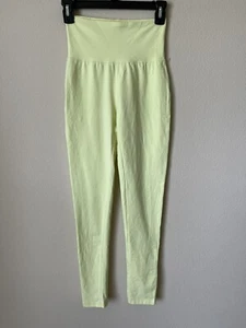 BP Damen Leggings gelb/neonfarben hoher Bund volle Länge Gr. XS - Bild 1 von 9