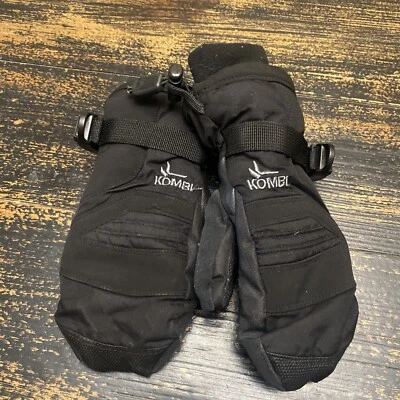 Kombi Junior Black Storm Cuff Mittens Kids Youth Small Medium - Изображение 1 из 3
