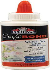 ELMERS Craftbond Quick Dry Glue, 4 Oz (E6001)