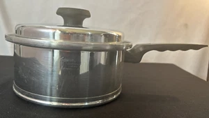 LIFETIME 3 Qt. Suace Pan Pot & Lid T304CC Stainless 5-Ply Custom Designed 9x4 - Picture 1 of 12