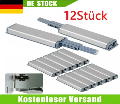 12stk Push to Open Schrank Tür Magnetschnäpper Drucktüröffner Möbelmagnet Set - Bild 1 von 4