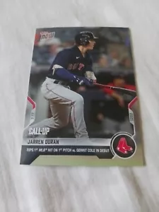 2021 Topps Now Jarren Duran ROOKIE CALL-UP MLB Debut Red Sox Card #517 - Bild 1 von 2