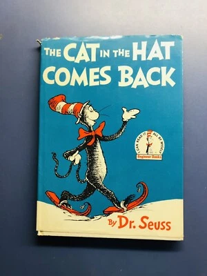 The Cat In The Hat Comes Back By Dr. Seuss (HCDJ, 1958 First Edition 195/195) — 第 1/4 张图片