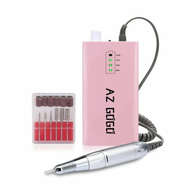 AZ GOGO TP283 30000RPM Portable Nail Drill Machine - Pink