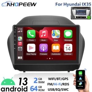 Radio de coche Android 13 10,1"" 2+64 GB para Hyundai IX35 CarPlay WIFI GPS NAVEGACIÓN FM RDS - Imagen 1 de 17