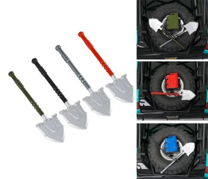 METAL OUTDOOR MILITARY SHOVEL 2PCS FOR 1/10 SCX-10 RC4WD TRAXXAS TRX-4 CRAWLER - Picture 1 of 17