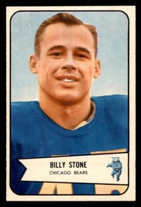1954 Bowman Football #106 Billy Stone NM