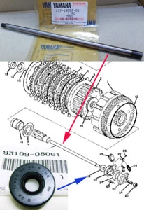 Yamaha YCS1 RD200 CS5 DS7 R5 RD350 Clutch Push Rod w/ Oil Seal NOS 237-16357-01 - Picture 1 of 3