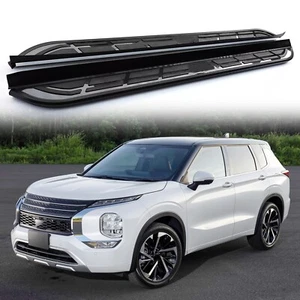 Running Board Side Step Pedal Nerf Bars Fits Mitsubishi Outlander 2022-2024 2025 - Picture 1 of 16