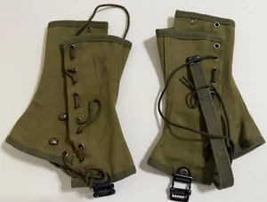 Vintage BSA Boy Scout Official Uniform Leggings Size S Canvas Green - Picture 1 of 7