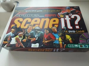 SCENE IT SPORTS/ ESPN EDITION- DVD TRIVIA GAME MATTEL COMPLETE - Picture 1 of 3