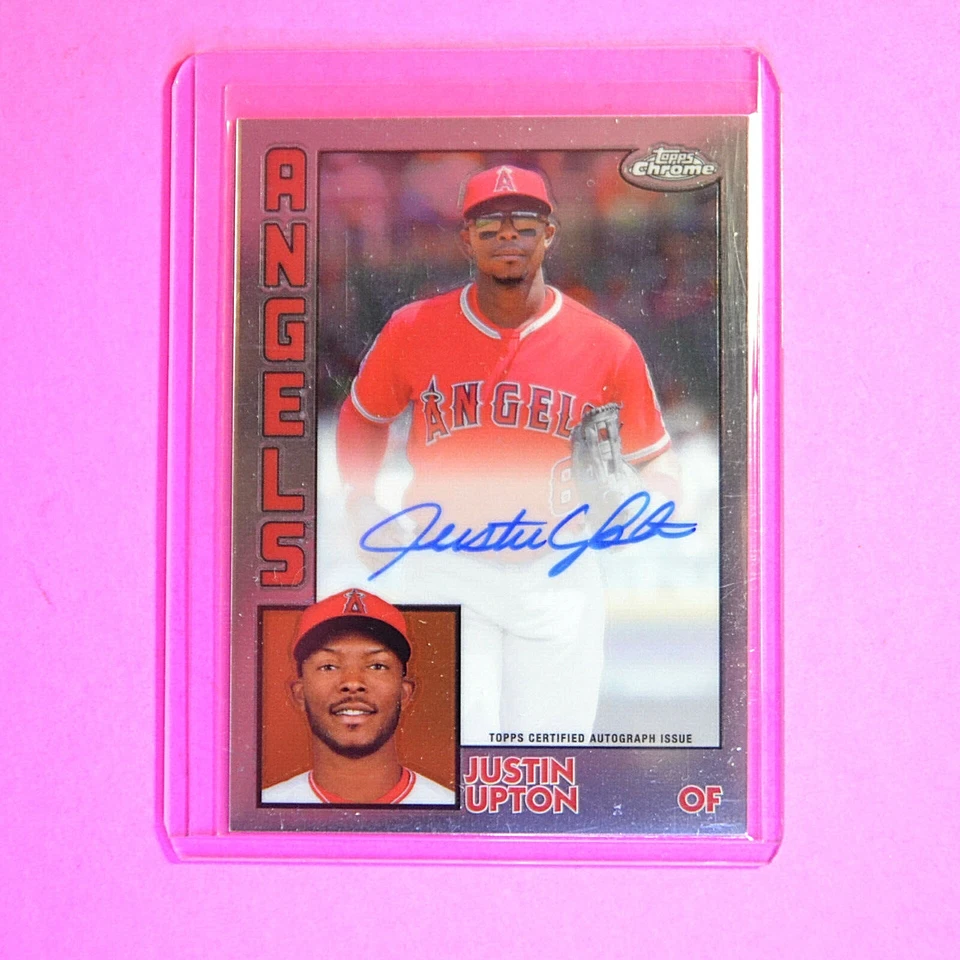 2019 Topps Chrome 84' Auto Justin Upton ,#d/50 Autograph SP 84TCA-JU  - Image 1 of 1