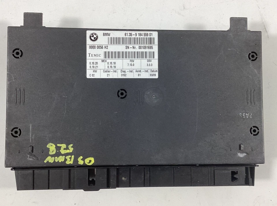 BMW 528I XDRIVE 528i 2009-2012 módulo de control de asiento 61359184559, 9184559 OEM. Foto 1 de 4