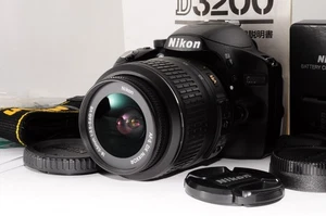 Cámara digital Nikon D3200 24,2 MP SLR casi como nueva con lente VR de 18-55 mm 3,5-5,6G JP - Imagen 1 de 24