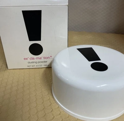 ¡Exclamación vintage nueva como nueva! Polvo de talco para polvo corporal de Coty 4,0 OZ con caja Foto 1 de 4