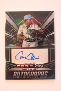 2023 Panini Chronicles - Obsidian Autographs Cam Collier #OA-CC (AU, RC) - Picture 1 of 2