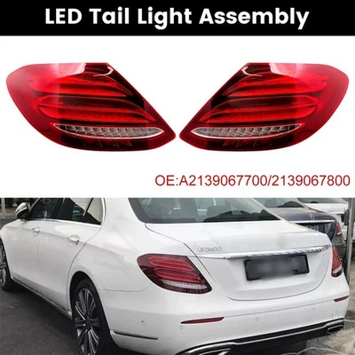 Left+Right Taillight LED Brake Light For Benz E-Class W213 2016-2020 2139067700 - Image 1 of 4