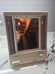 Vintage Remington True to Light MAKEUP MIRROR LM-7 Dual SIDED w/Outlet 4 Modes - Picture 1 of 13