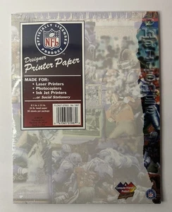 NFL Designer Druckpapier Tintenstrahl Laser Fotokopierer Neu aus altem Lagerbestand 30 Blatt 8,5 x 11 Zoll - Bild 1 von 3