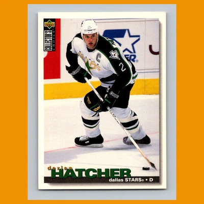 Derian Hatcher #224 1995-96 Collectors Choice Dallas Stars Hockey Card NHL - Image 1 of 3