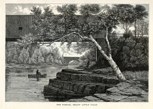 Passaic River Northern New Jersey, 1872 Historic American Scene, Wood Engraving - Picture 1 of 4