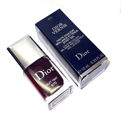Dior Vernis Couture Colour Gel Shine And Long Wear Nail polish970 Nuit 1947 10ml - Bild 1 von 4