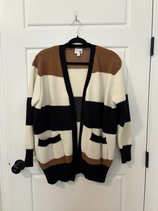 Lularoe Peyton Cardigan vorne offen Einzelhandel $ 60 - XL schwarz - Artikel #743 - Bild 1 von 7