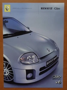 V41603 RENAULT CLIO V6 PHASE 1 - DEPLIANT - 10/00 - A4 - GB GB - Picture 1 of 2
