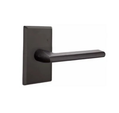 Emtek Lariat 7054LRFB SD Single Dummy Lever with #3 Bronze Rosette for Left Hand - Image 1 of 2