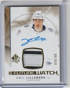 2024-25 Upper Deck SP Authentic Future Watch Emil Lilleberg Patch Auto #10/100 - Picture 1 of 1