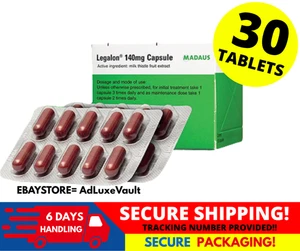 LEGALON 140mg by Madaus Germany Traditionally used for liver 30's - Picture 1 of 9