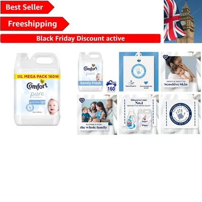 Comfort Pure Sensitive Fabric Conditioner dermatologically tested 160 wash 4.8 L - Image 1 of 4