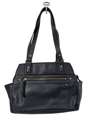 Bolso de hombro INC International Concepts azul imitación cuero esencial atemporal Foto 1 de 4