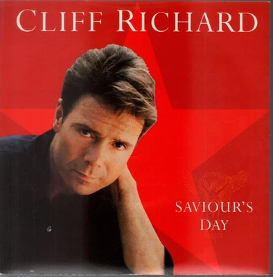 Cliff Richard Saviour's Day 7" vinyl UK Emi 1990 7" with plastic label design - Image 1 of 4