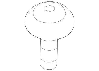 Genuine Kia Fender Liner Retainer 86590-28000 - Image 1 of 2