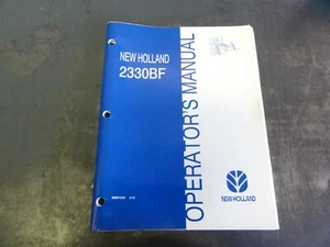 New Holland 2330BF Mower Conditioner Operator's Manual   86601242 - Picture 1 of 6