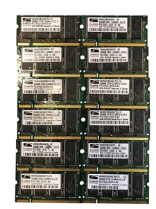 ProMos 256mb DDR 333MHz CL2.5 PC2700U-2533-0-A0 SODIMM RAM - Picture 1 of 1