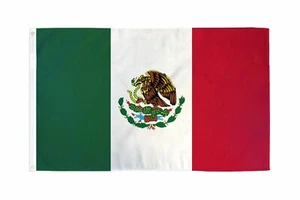 Bandiera Messico Grande Bandiera Messicana Indoor Outdoor Pennant Messicano 4x6 piedi - Foto 1 di 1