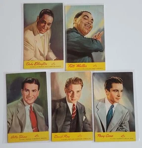 RCA Victor Musik Aufnahme Stars Postkarten Duke Ellington Fats Waller Artie Shaw - Bild 1 von 7