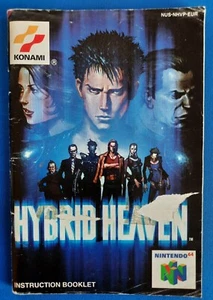 ★☆Nintendo 64 - Instruction Booklet Manual | Hybrid Heaven | N64 ☆★ - Afbeelding 1 van 3