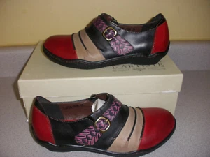 NIB L'ARTISTE Expel Spring Step Leather Zip On Clogs Shoes Women's Size 37 6.5/7 - Picture 1 of 5