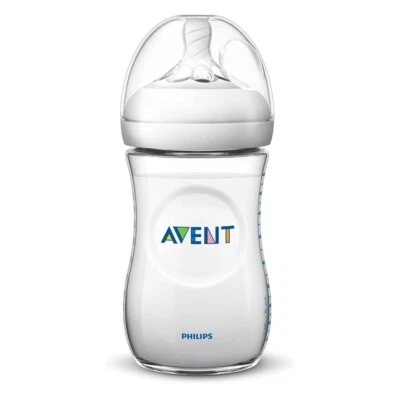 Philips AVENT Natural Baby Bottle, Clear, 9 Oz - Image 1 of 4