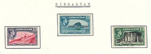 GIBRALTAR Very Fine Mint & Used  Stamps Hinged on list  - Picture 1 of 1